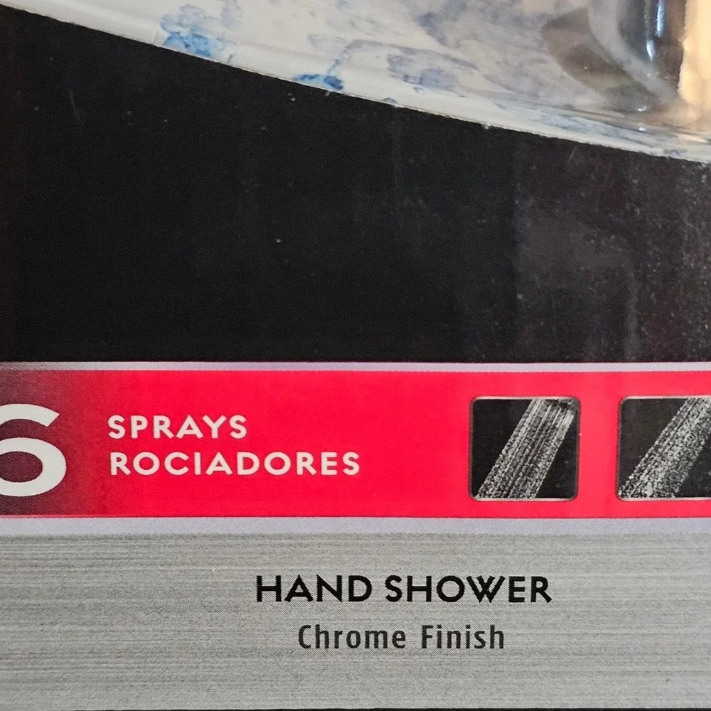 Delta 6-Setting Hand Shower Chrome Finish Handheld Showerhead 75605D NEW
